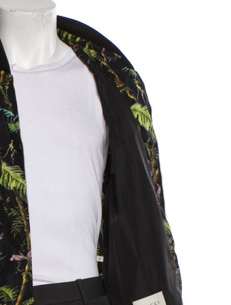 Gucci 2016 Floral Print Bomber Jacket