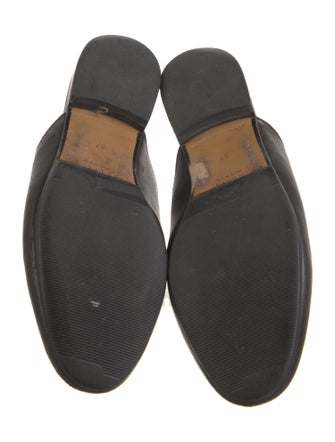 Gucci Horsebit Accent Leather Mules