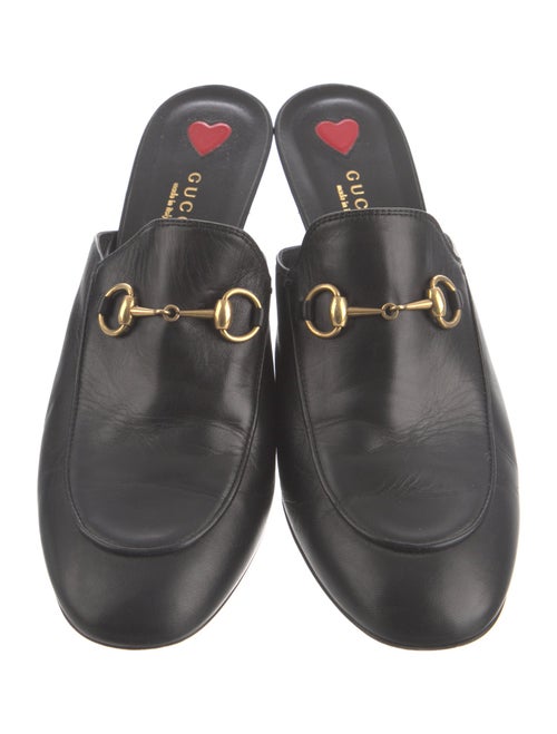 Gucci Horsebit Accent Leather Mules