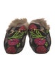 Gucci Horsebit Accent Printed Mules