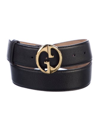 Gucci Interlocking G Logo Leather Belt