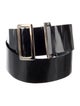 Gucci Wide Patent Leather Waist Belt