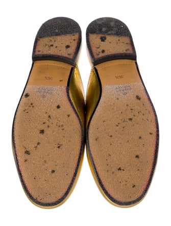 Gucci Horsebit Accent Leather Mules