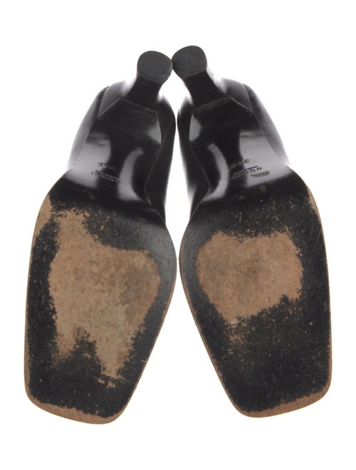 Gucci Sylvie Web Accent Leather Pumps