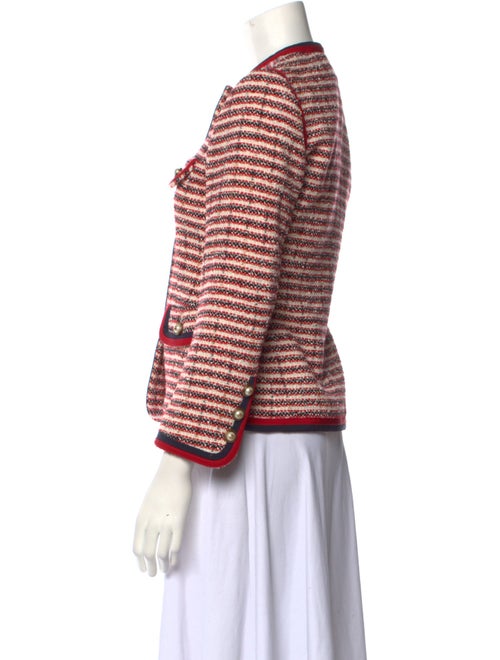 Gucci Tweed Striped Evening Jacket
