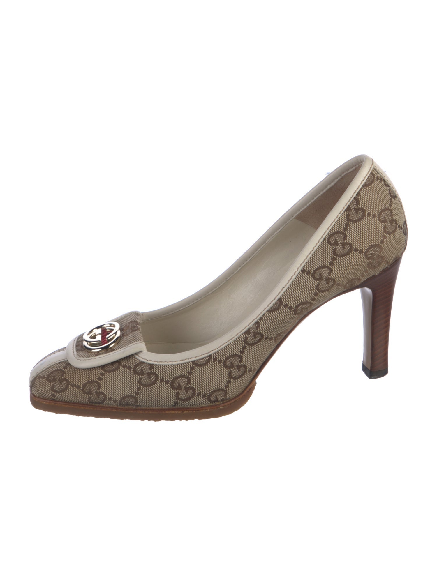 Gucci GG Canvas Canvas Pumps