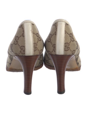 Gucci GG Canvas Canvas Pumps