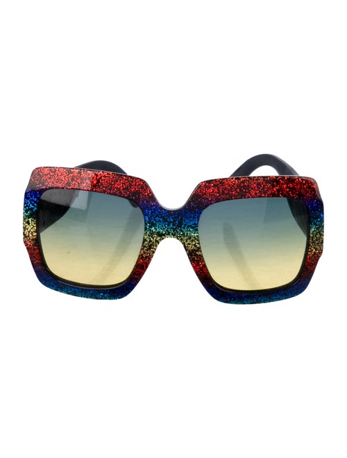 Gucci Interlocking G Logo Oversize Sunglasses