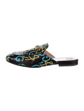 Gucci Horsebit Accent Leather Mules
