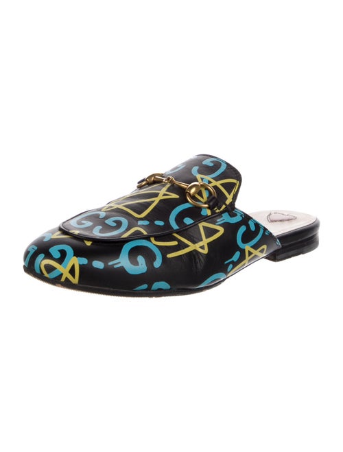 Gucci Horsebit Accent Leather Mules