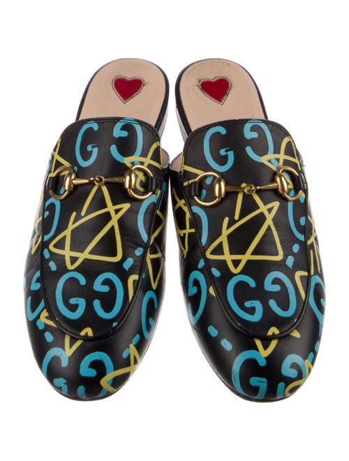 Gucci Horsebit Accent Leather Mules