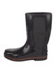 Gucci Web Accent Rubber Rain Boots
