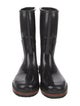 Gucci Web Accent Rubber Rain Boots