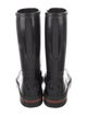 Gucci Web Accent Rubber Rain Boots