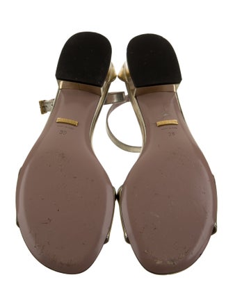 Gucci Patent Leather Sandals