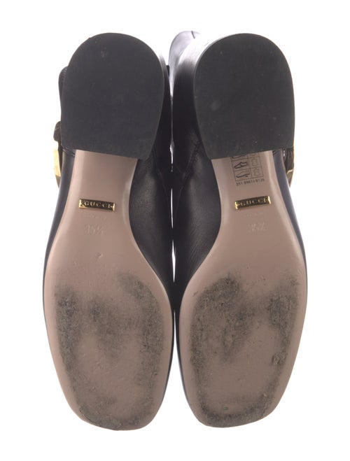 Gucci Interlocking G Logo Leather Sock Boots