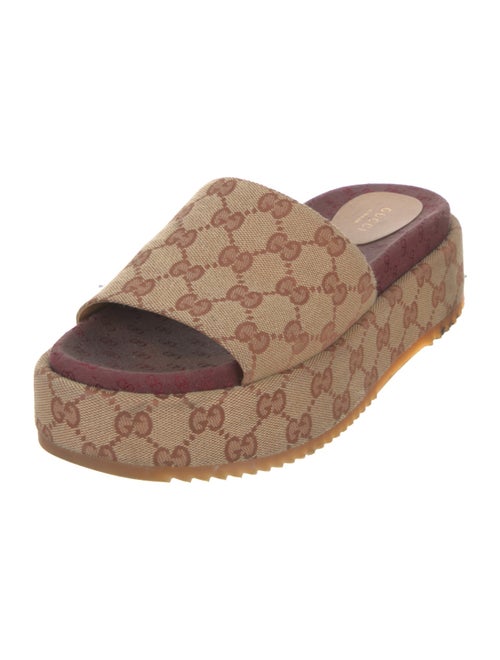 Gucci GG Canvas Canvas Slides