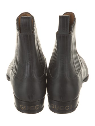 Gucci Leather Chelsea Boots