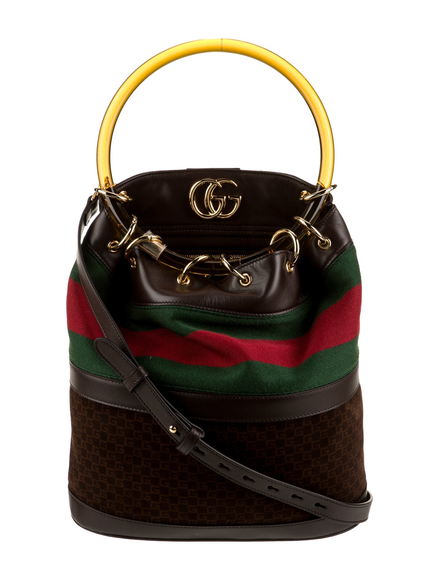 Gucci Web Bucket Bag