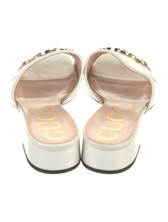 Gucci Interlocking G Horsebit Leather Slides