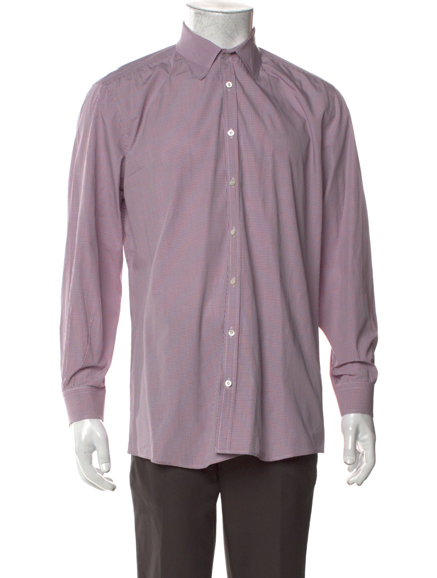 Gucci 2014 Plaid Print Shirt