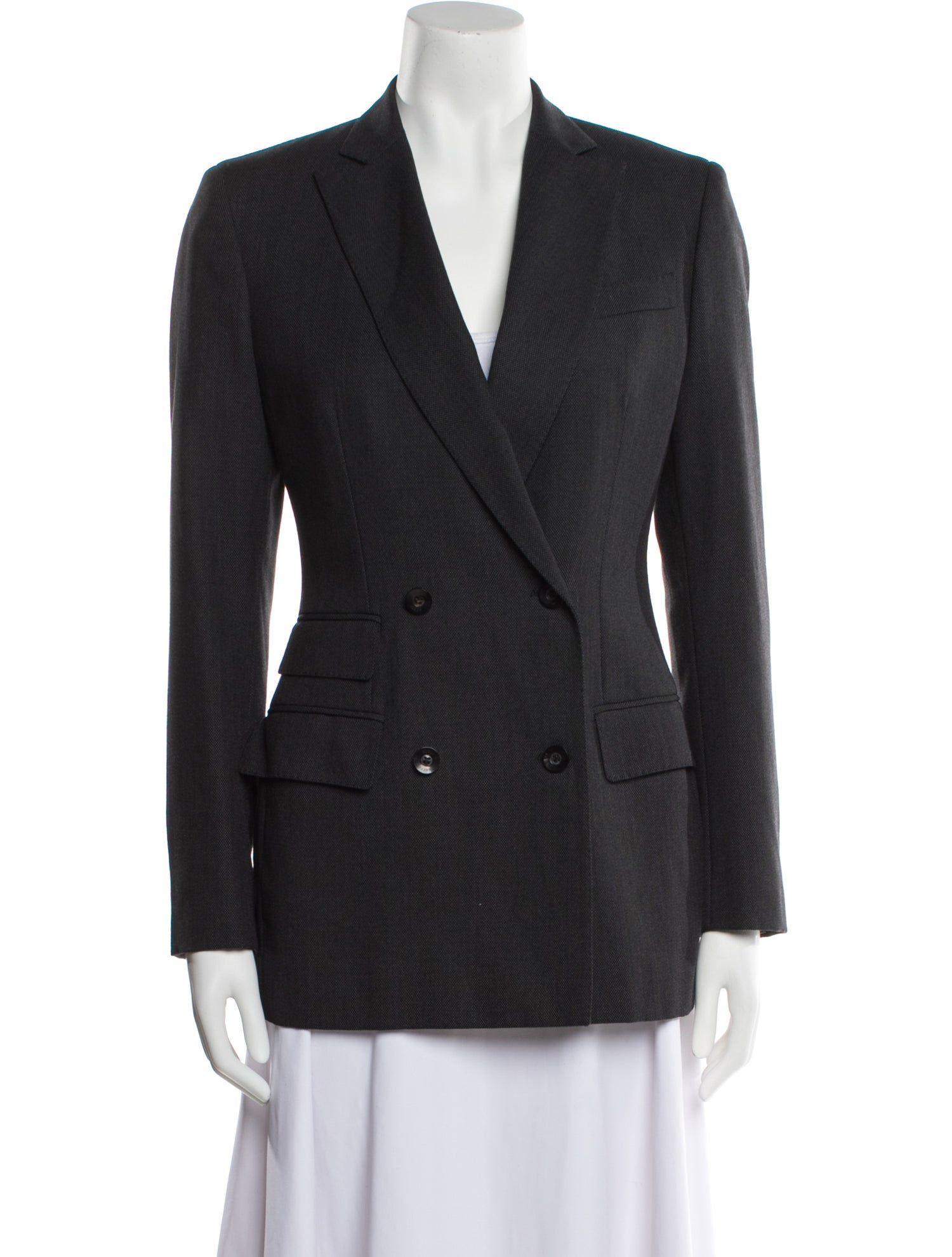 Gucci Wool Plaid Print Blazer