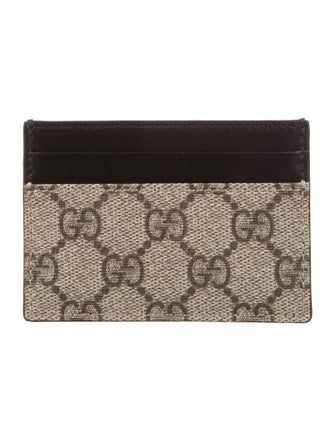 Gucci Card Case GG Supreme Card Holder