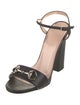 Gucci Horsebit Accent Leather Sandals