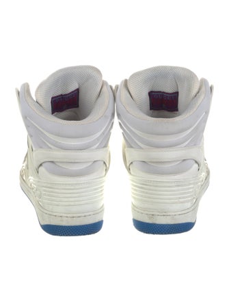 Gucci Interlocking G Logo Leather Sneakers