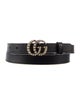 Gucci Faux Pearl Accents Skinny Belt