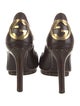 Gucci Interlocking G Logo Leather Pumps