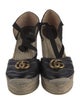 Gucci Running GG Logo Leather Espadrilles