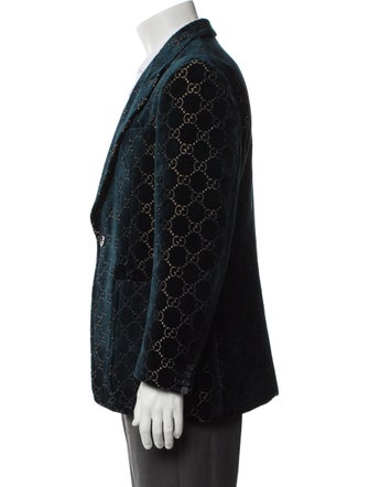 Gucci 2019 GG Signature Blazer