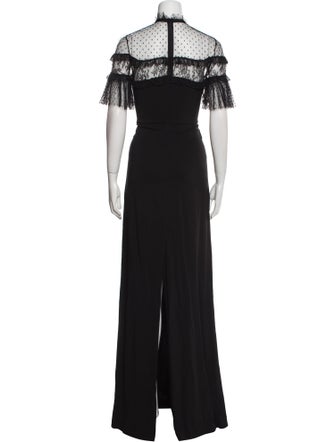 Gucci Mock Neck Long Dress