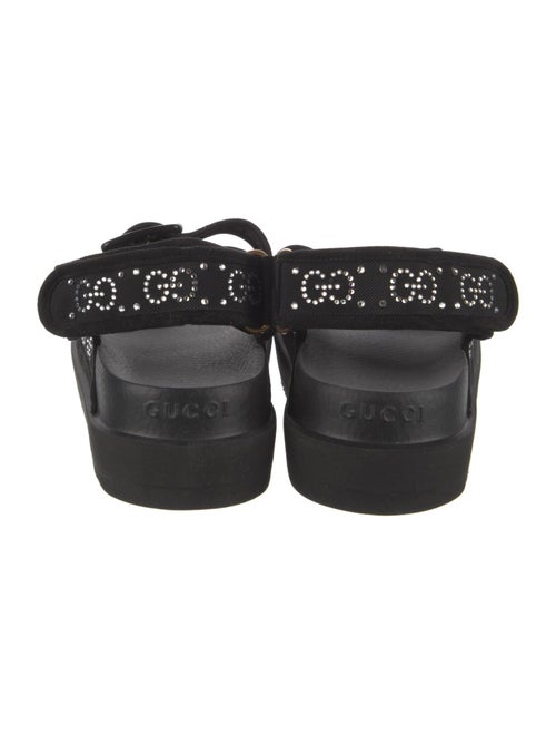 Gucci GG Logo Mesh Slingback Sandals