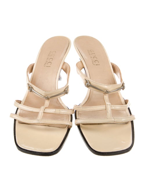 Gucci Interlocking G Logo Leather Slides