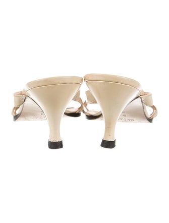 Gucci Interlocking G Logo Leather Slides