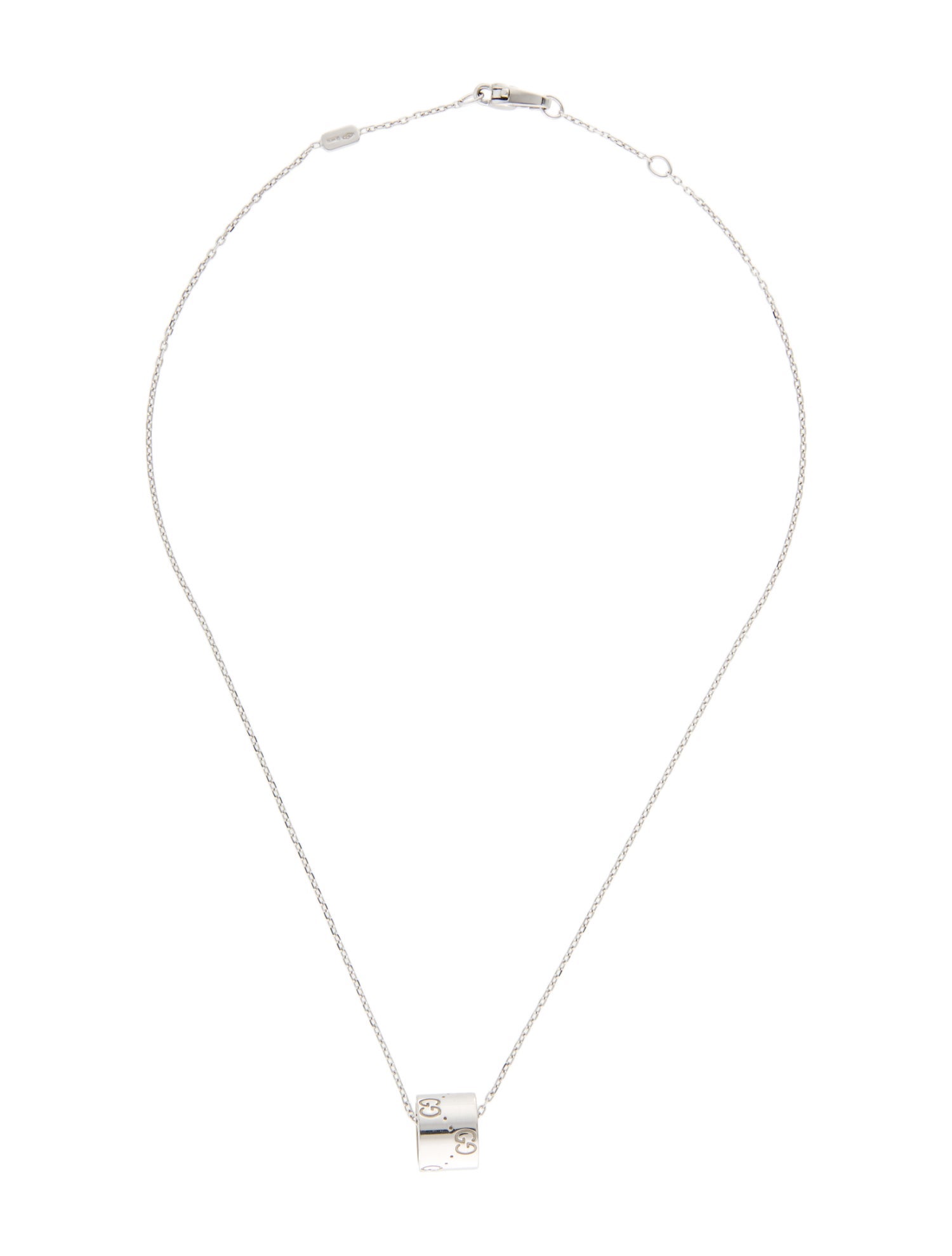 Gucci 18K Icon Twirl Pendant Necklace