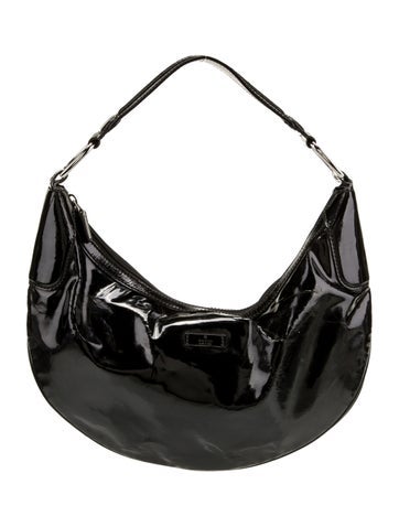 Gucci Shoulder Bags Vinyl half moon hobo Medium