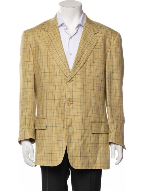 Gucci Plaid Print Blazer