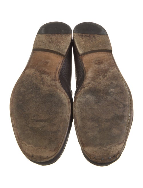 Gucci Horsebit Accent Leather Loafers