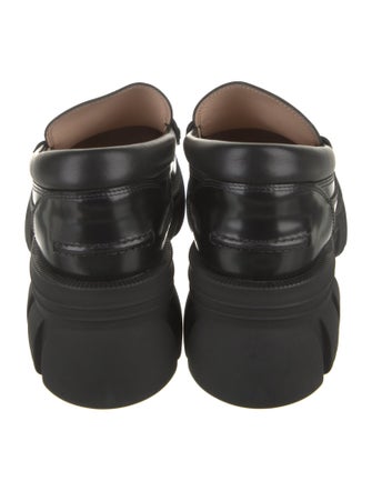 Gucci Horsebit Accent Leather Loafers