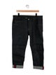 Gucci Web Accent Straight-Leg Jeans