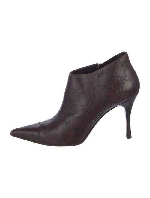 Gucci GG Signature Leather Boots