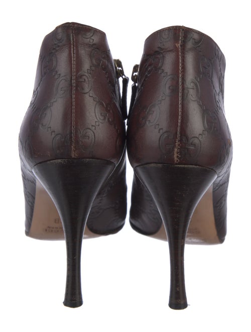 Gucci GG Signature Leather Boots