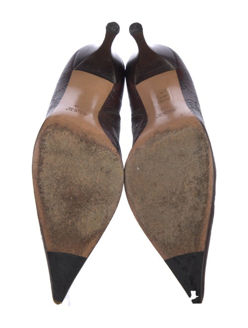 Gucci GG Signature Leather Boots