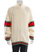 Gucci Web Accent Wool Cardigan