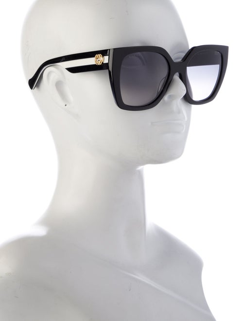 Gucci Interlocking G Logo Square Sunglasses