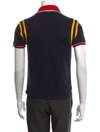 Gucci Sylvie Web Accent Collar Polo Shirt