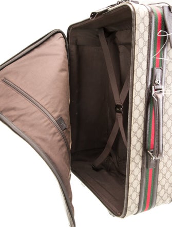 Gucci GG Supreme Rolling Suitcase